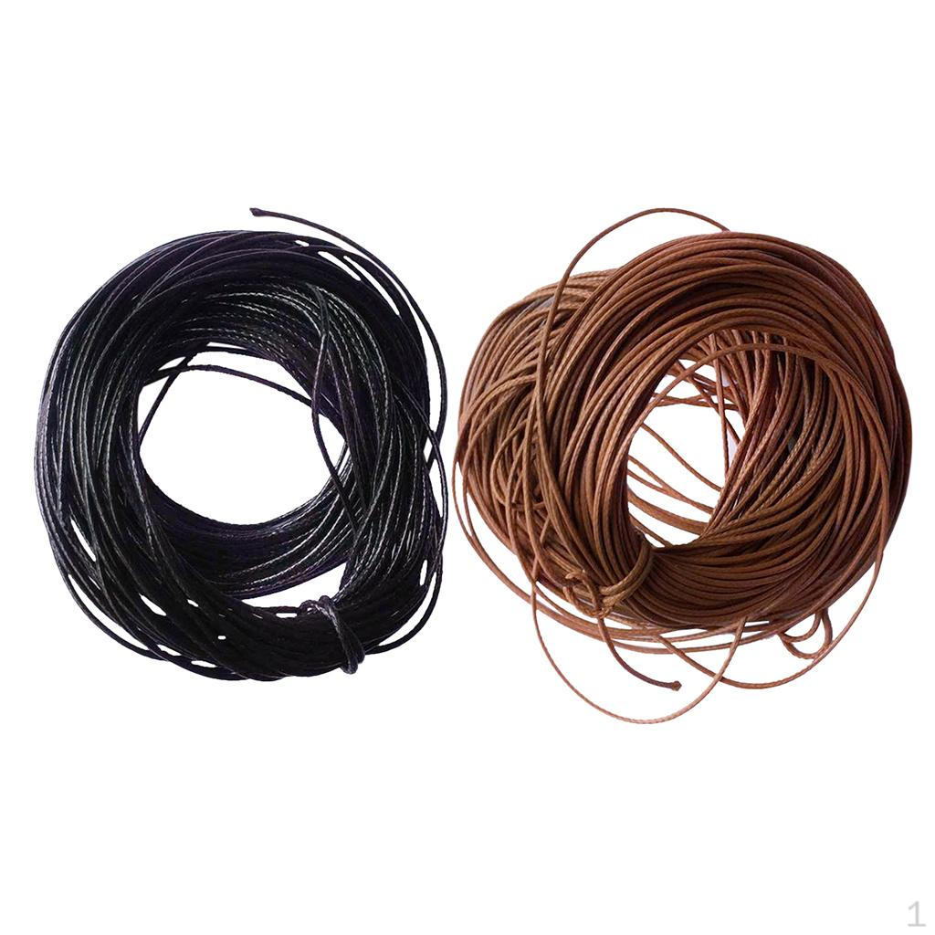 2 Pieces/set 10 Meters Waxed Nylon Cord String Jewelry Making Accessories For DIY Necklace Bracelet