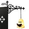 Iron Bracket Desk Light Ghost Bookshelf Night Light Reading Lantern with Sliding Insert Board Retro Metal Lamp Vintage Cozy Warm Decor for
