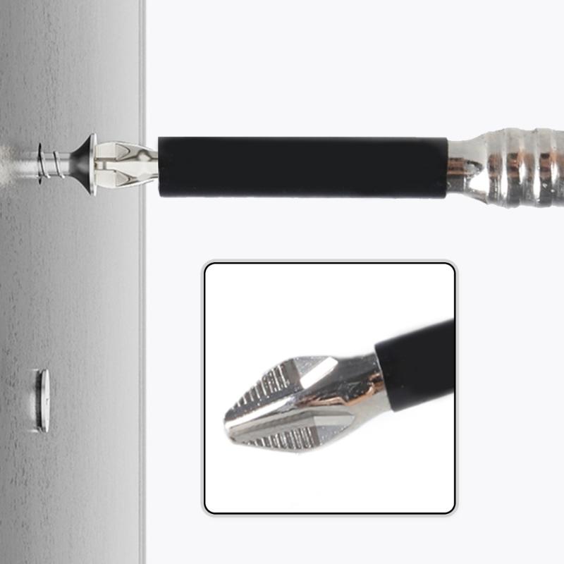 Magnetic Screwdriver Bit Set Steel 1/4inch Shank Electric Screwdriver Bit Crossed Head Impact Screw Driver Bit