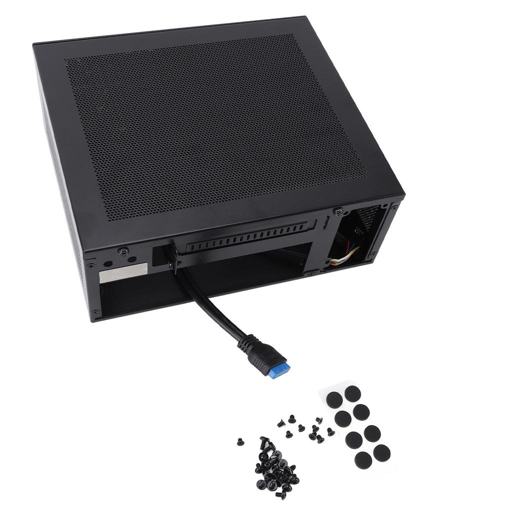 PC Case USB3.0 Ports for ITX Motherboard Mesh Punch PCI Slots Heat Dissipation Tower Gaming Computer Case