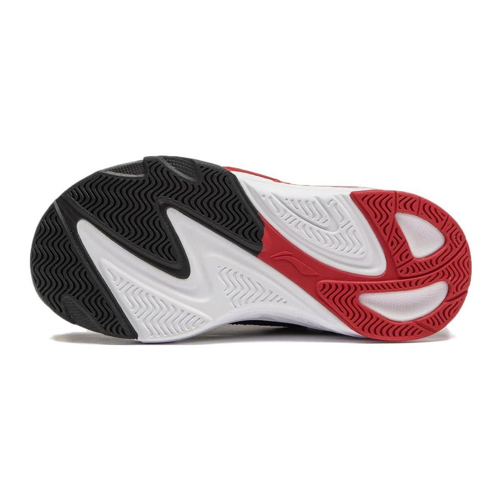 Li-Ning Cloud V3 Kids Non-Slip Shock Absorbing Wear-Resistant Low-Top Running Shoes Kids sneakers Black Red YKNU010-3