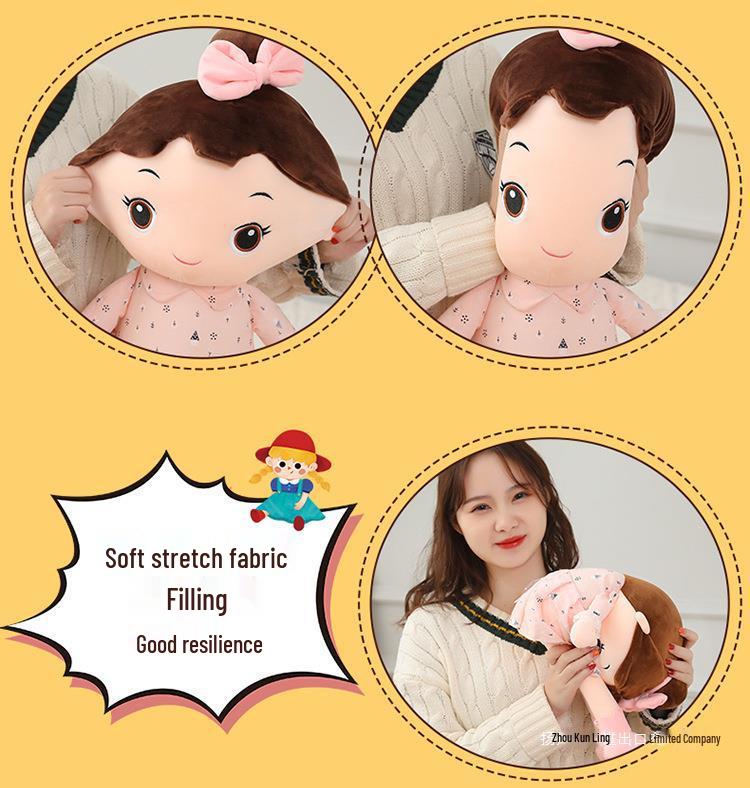Angela Plush Doll – Cute Bedtime Companion & Hugging Pillow Gift for Girls
