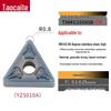 CNC Lathe Double-Sided TNMG160404/08 Triangular Insert for OD/ID Clamping