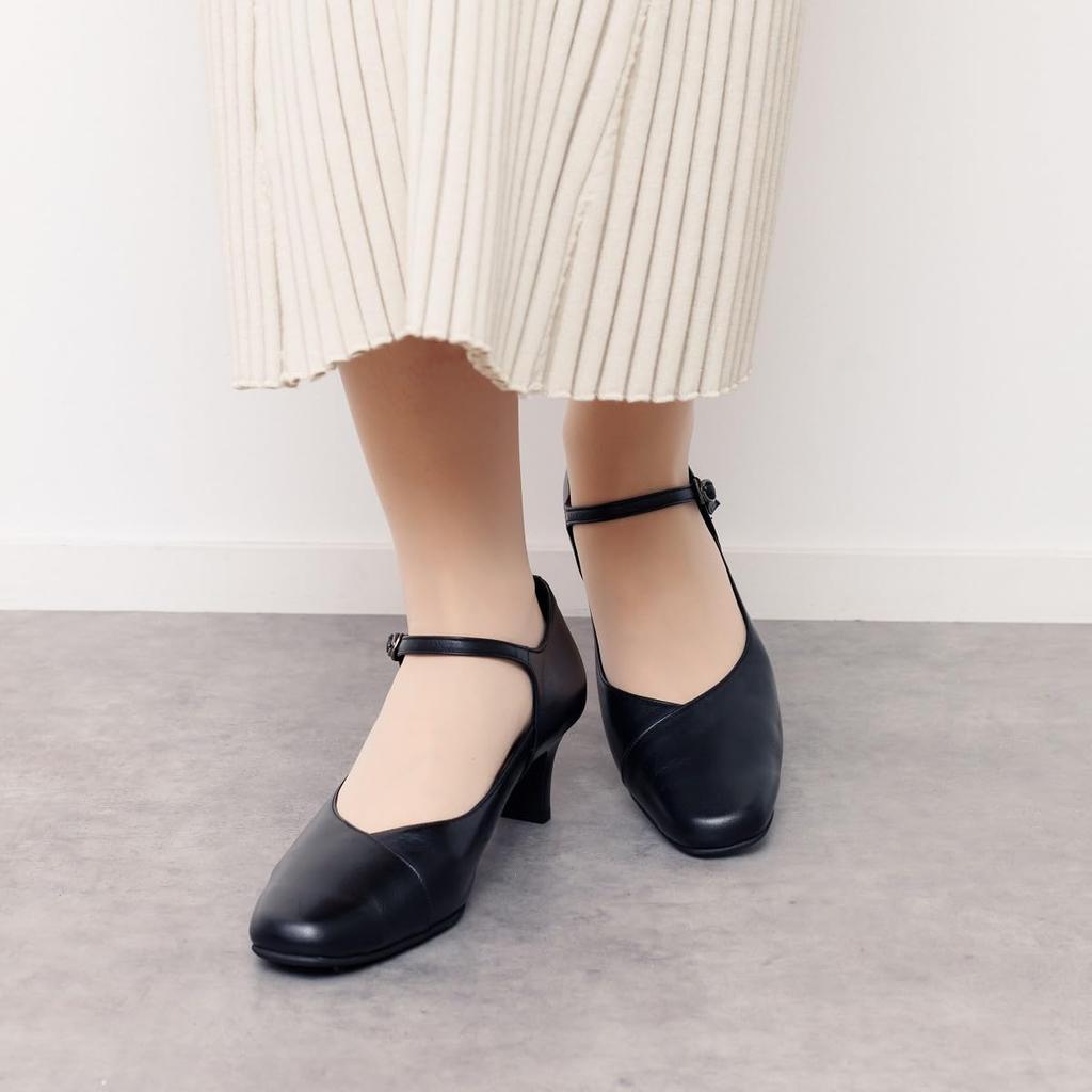 HIMIKO/Himiko/5cm Heel Strap Pumps/635307 Black 235