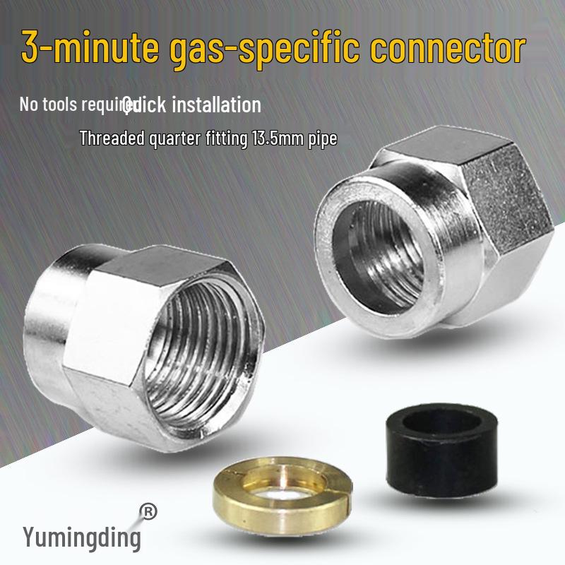 

Полностью медный быстроразъем для газовой трубы высотой волны 13,5 мм с трехзаходной резьбой YMD