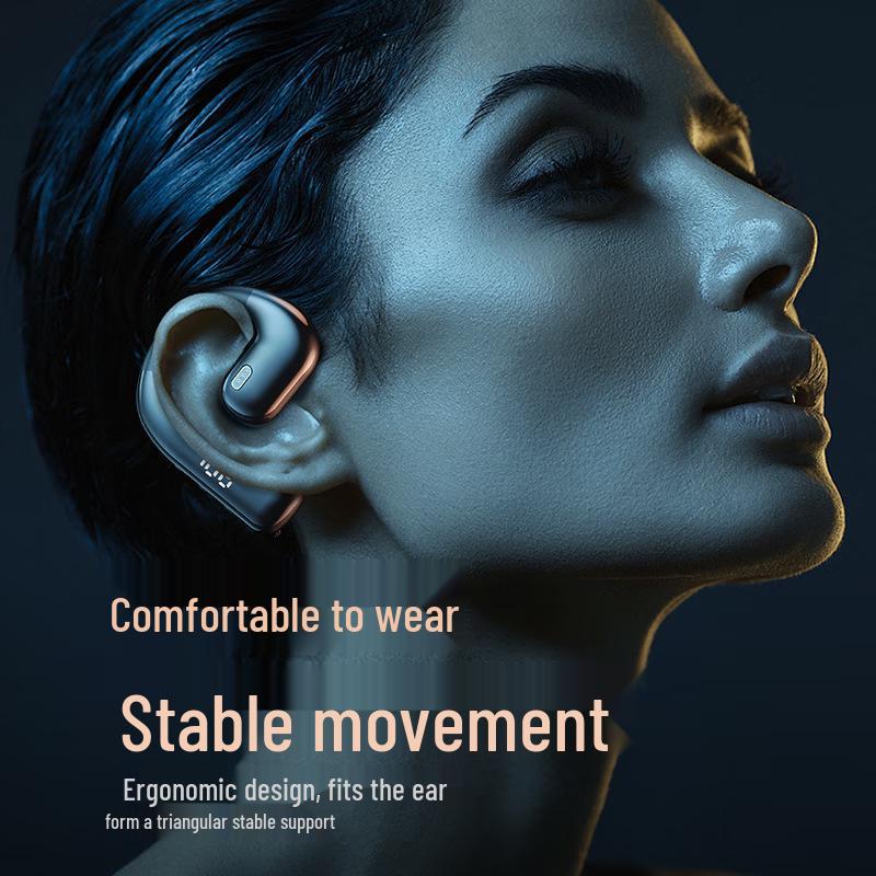 Wireless Over-Ear Bluetooth Earbuds S109 - Long Battery Life, Noise Cancelling, High-Quality Sound for Sports and Running.