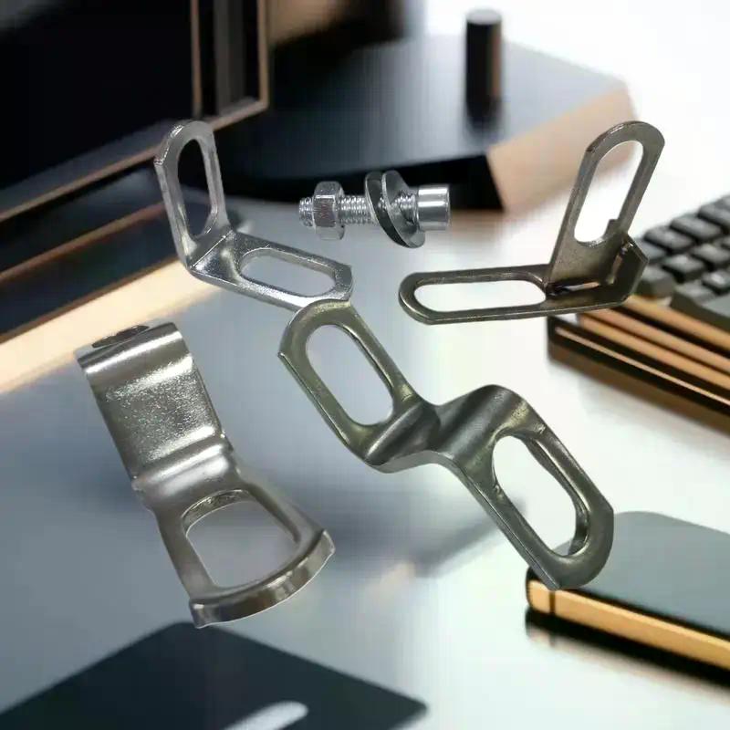 1/2/3PCS Z/L-Shaped Motorcycle Modification Exhausts Pipe Clamps Motorcycle Exhaust Pipe Bracket Stainless Steel Fixed Bracket