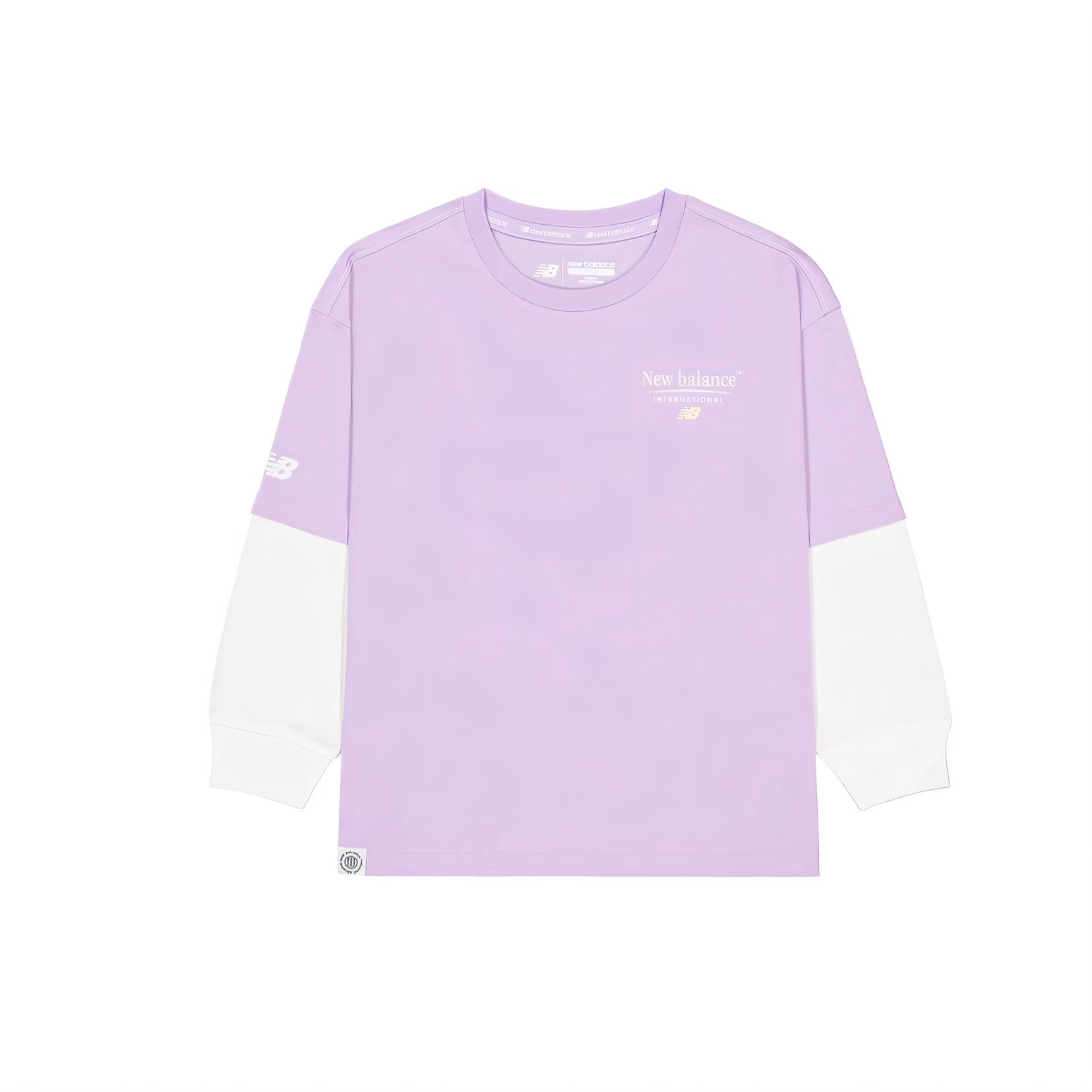 New Balance Sweatshirt Purple Children Aged 3 7 Years Old 7DE32053-LPU 7DE32053 110