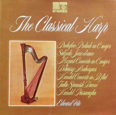 LP Record EDWARD VITO, DANIEL GUILET, BERNARD - Classical Harp SAGA5356 SAGA 1974 UK Classical Used