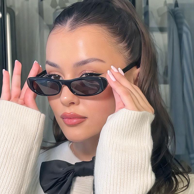 Fashion Stylish Sunglasses for Women Oval Shape Ant-reflective Men's Sun Glasses Vintage Style Outdoor Sunglass