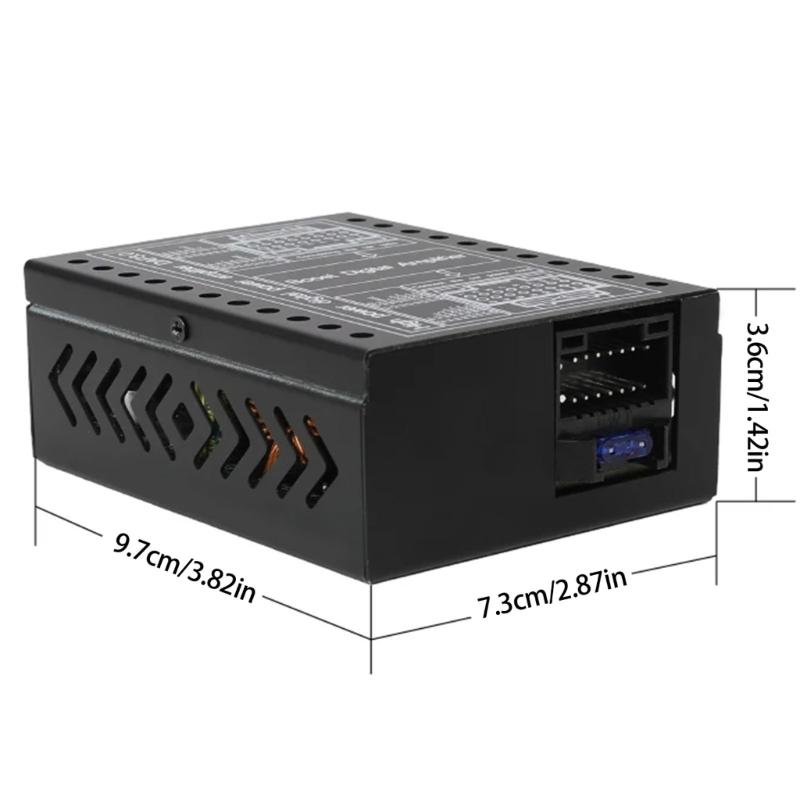 12V Booster Car DSP Amplifier Support Adjustment for Lossless Upgrade 4x60W Digital Sound Processors