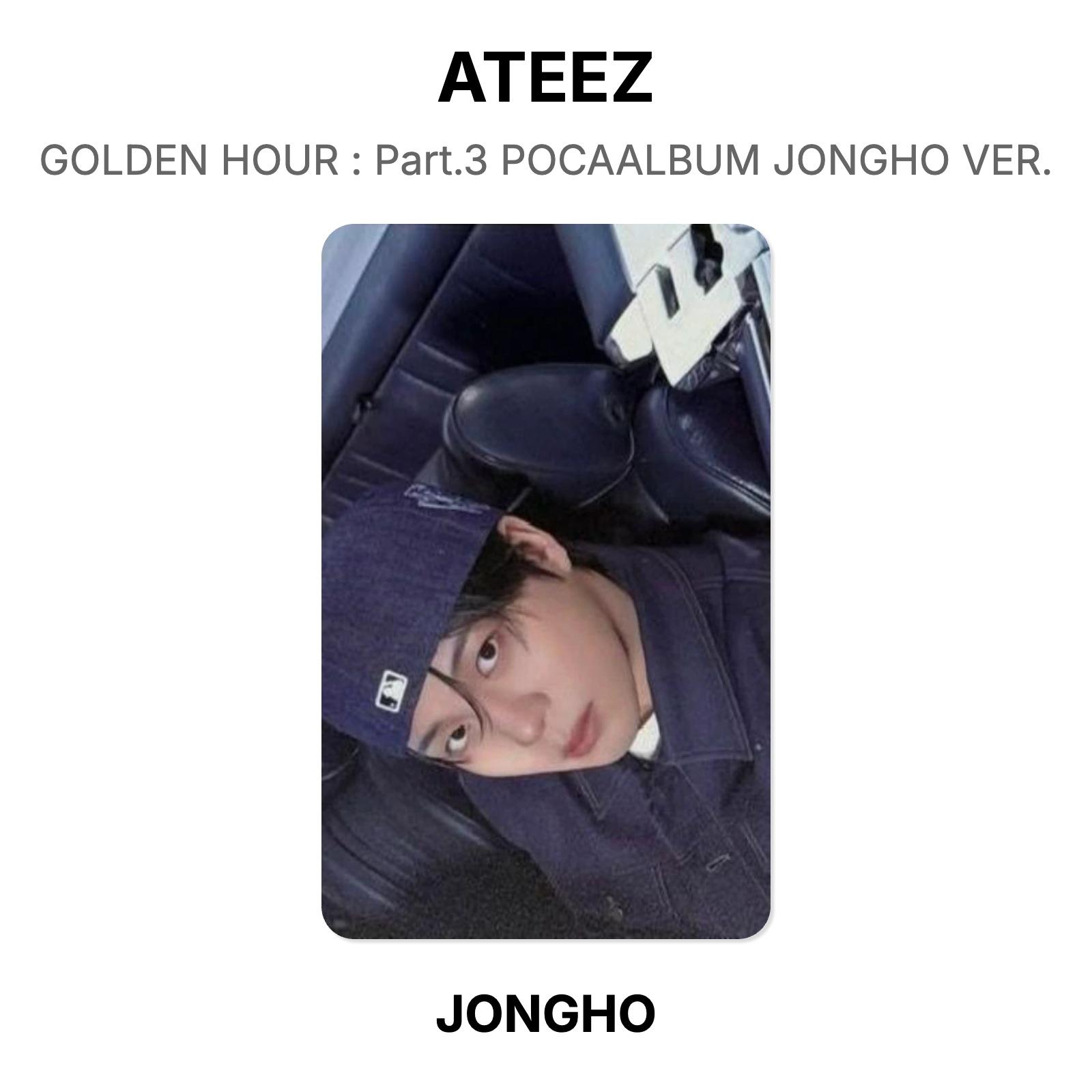 ATEEZ GOLDEN HOUR : Part.3 POCAALBUM JONGHO VER. Official Photocard JONGHO 03