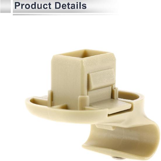 Sun Visor Holder Clip for Mazda 3 5 6 CX-7 CX-9 RX-8 MPV 2004-2011 Sun Visor Retainer Clip Hook No.LC6269261B77 Plastic 1 Pc Beige