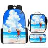 One Piece Luffy One Piece Schultasche Sauron Rucksack Schüler Nautischer König Rucksack Umhängetasche Federmäppchen Set