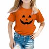 Toddler Girl Boy T-Shirts Halloween Day Kids Top Boys And Girls Printed Short Sleeved T-shirt