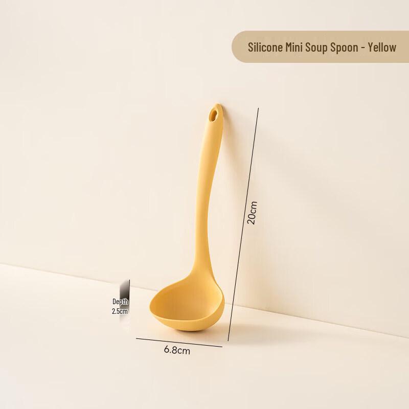 Qiwei Food-Grade Silicone Soup Spoon