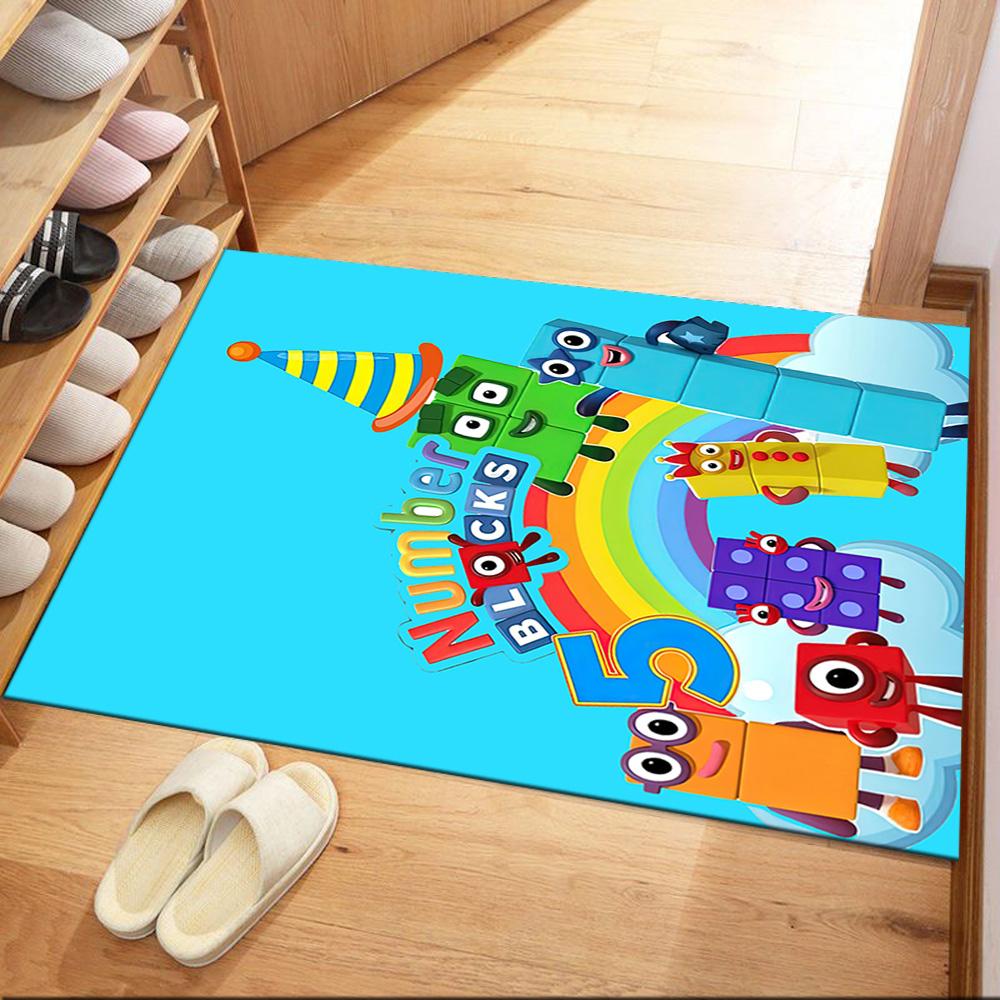 Numberblocks Area Rug Suitable For Outdoor Study Room Balcony Bedrooms Antislip Rug Decorate Offices Best For Christmas