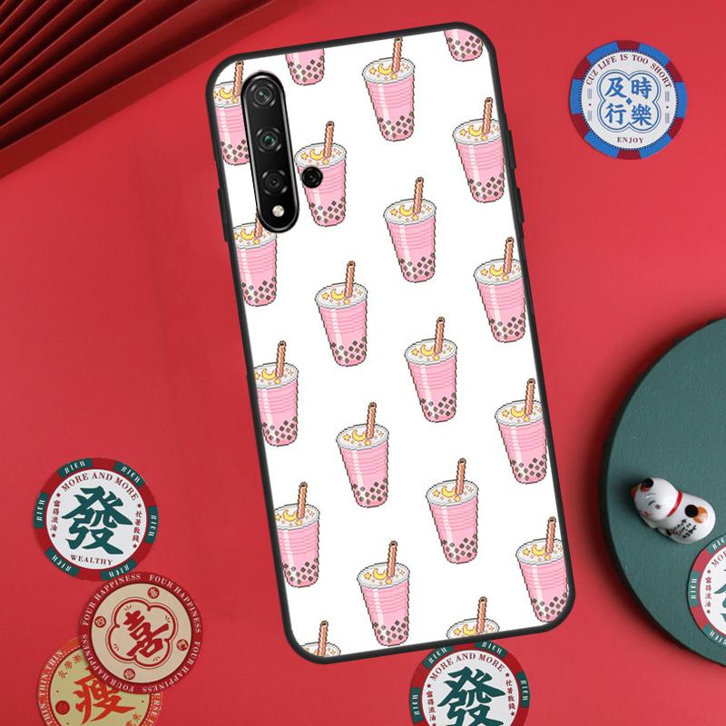 Boba Milk Tea For Huawei Nova 11 Pro 9 10 SE Y60 Y70 Y90 Y61 Y91 Y72 Y73 12i 11i 8i P20 P30 P40 Lite Case