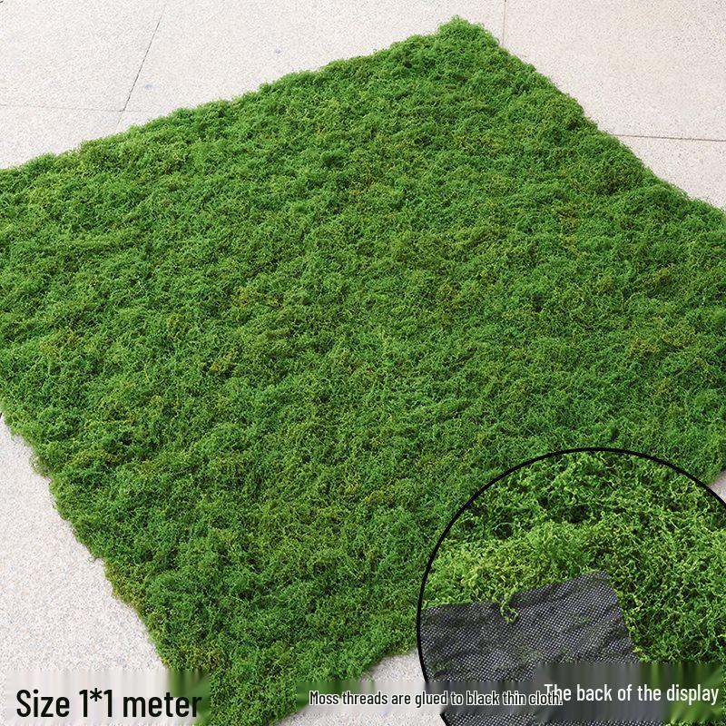 Bionic Artificial Moss Turf Micro Landscape Ornaments for Bonsai and Potted Plant Landscaping