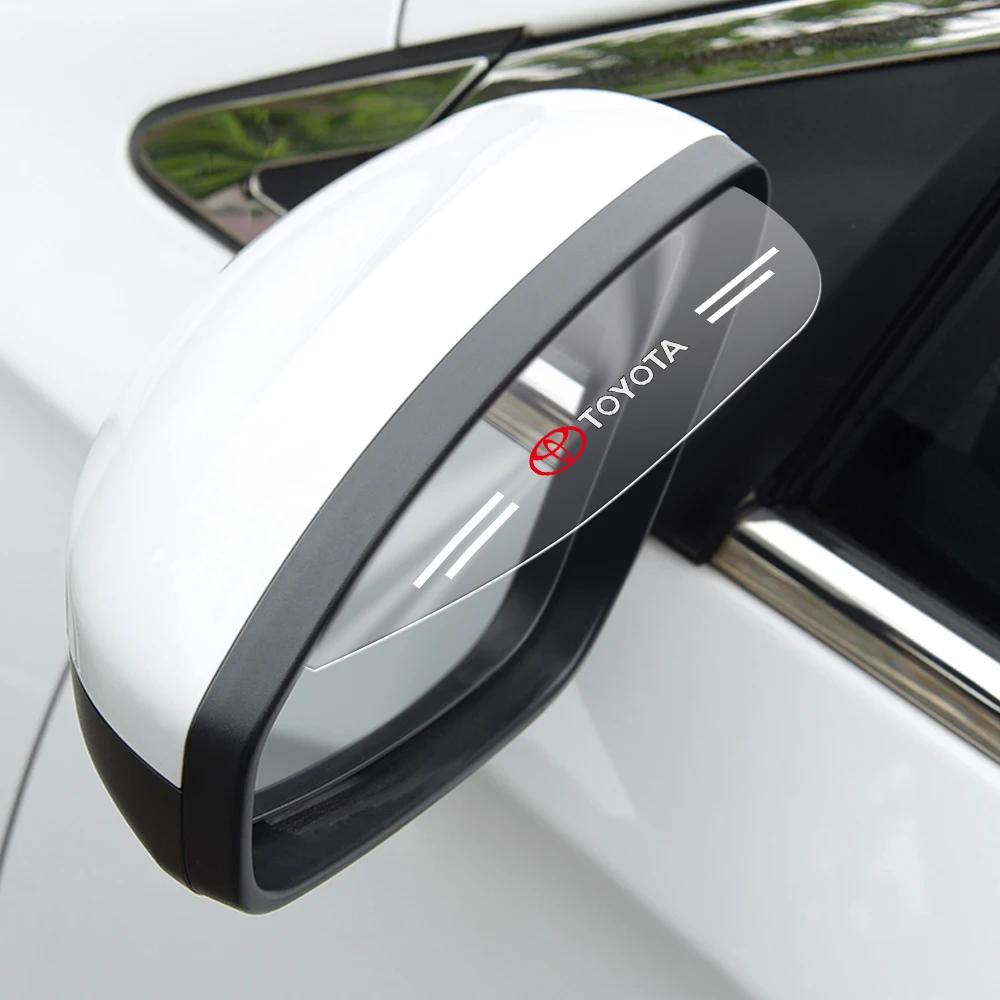 Bil Bakspeil Sidepeil Regnbrett Øyenbryn Beskyttelse Solskjerm For Toyota C-hr Prado Rav4 Yaris Hilux Prius Avensis Corolla Camry