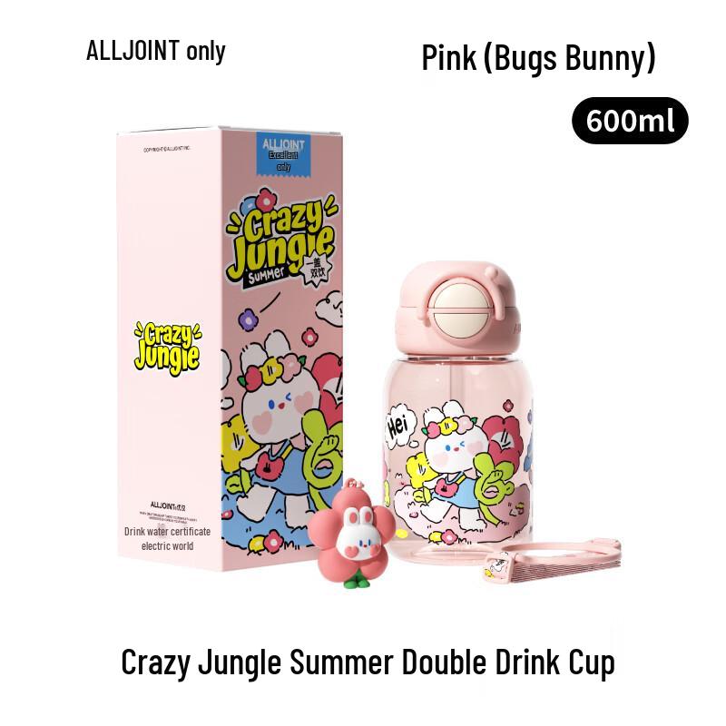 Двухкамерная бутылка ALL-JOINT Crazy Jungle - Кролик Бонни