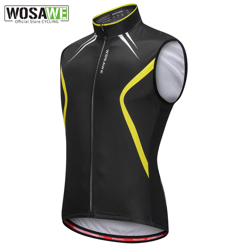 

Велосипедный жилет WOSAWE Мужской велосипедный жилет с полной молнией, дышащий XXL
