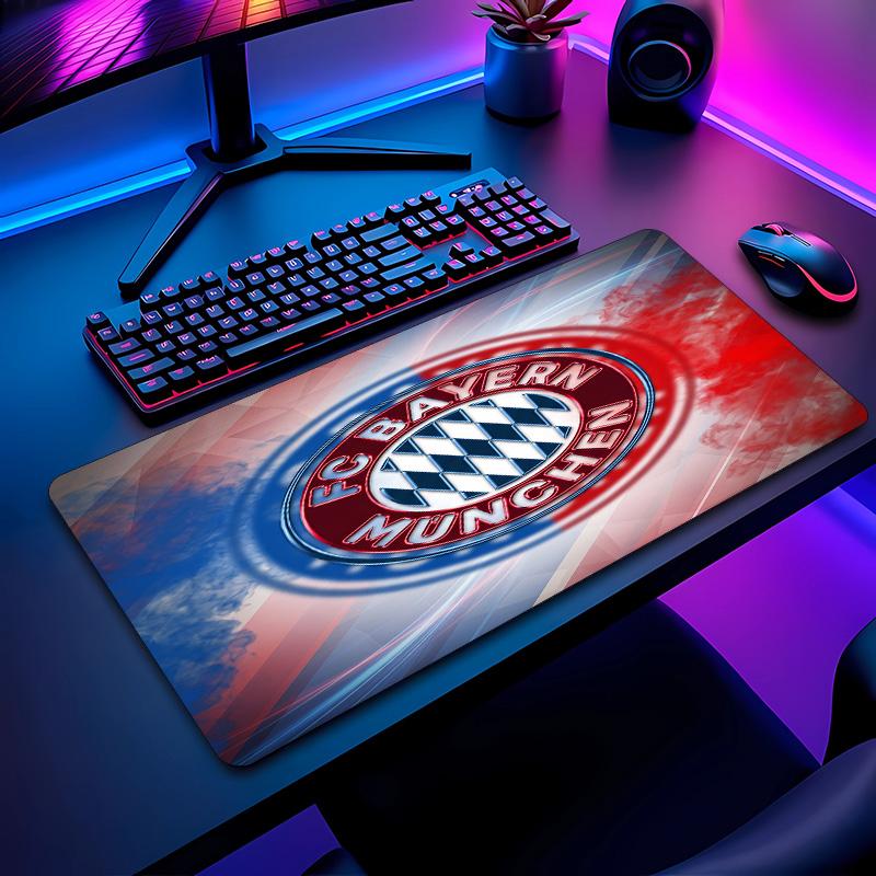 Tappetino per Mouse con Motivo Calcio Bayern Monaco No?Tappetino Mouse da Gioco Antiscivolo con Base in Gomma per Scrivania Ufficio Casa