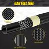 6AN Fuel Line Hose Stainless Steel Nylon Braided Rubber Hose 3/8 Inch Anti Corrosion CPE Fuel Hose for Transmission Lines