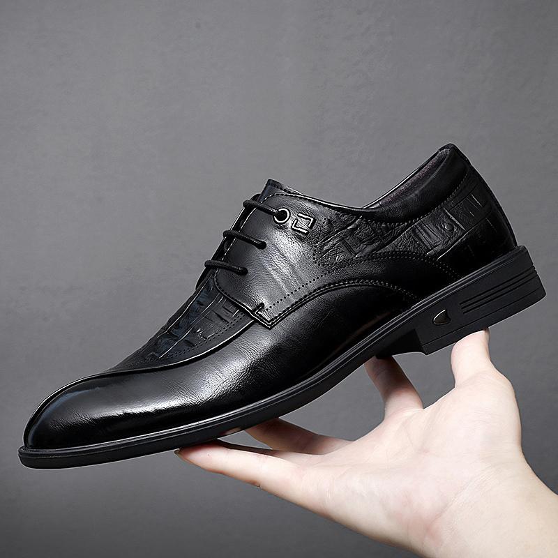 Fashionmen dress shoes Formal Oxford Shoes for Men Wedding Shoes Leather Italy Pointed Toe Mens party Shoes Sapato Oxfords Masculino