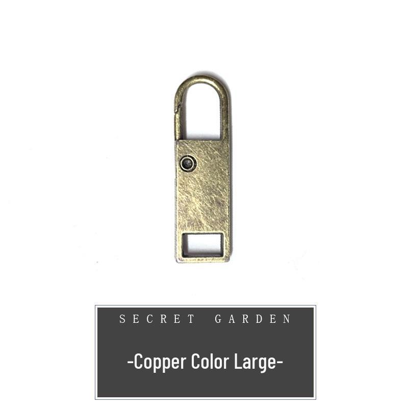 Alloy Replacement Zipper Pull Tab for Backpack and Jacket