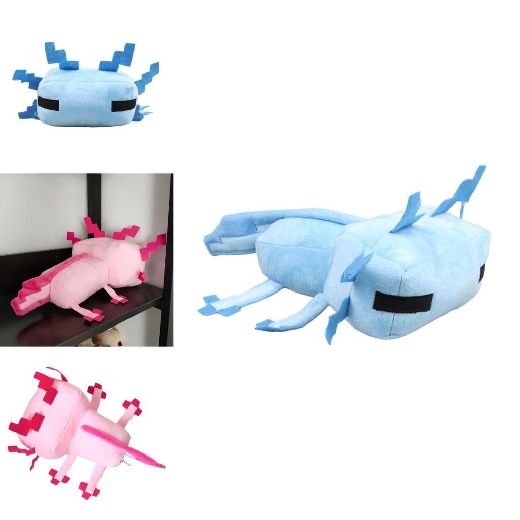 New Axolotl Cute Animal Salamander Plush Doll Hexagonal Dinosaur Doll Home Decor Gift 30cm