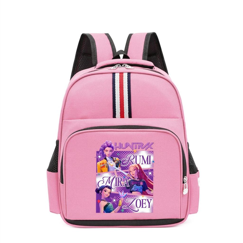 Trend Dämonenjäger Mädchengruppe Rucksack Akademie-Stil Herren und Damen Vielseitig Grund- und Sekundarschüler Großes Fassungsvermögen Schultasche