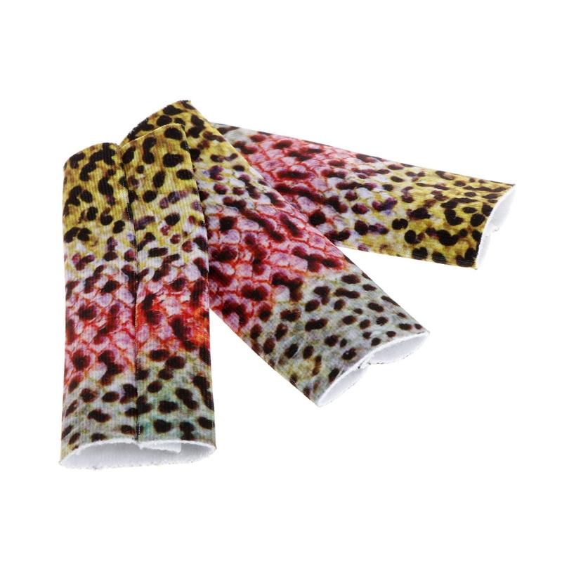 3Pieces Finger Sleeves Protectors Thumb Brace Support Elastic Fly Fishing Stripping Guards Anti Scratch Finger Protector