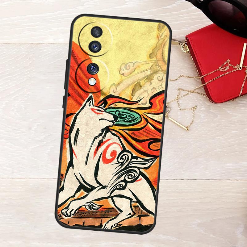Japanese Style Fox Case For Honor Magic 8 7 5 6 Pro X9a X9b X9c X9d X8c X8b Win RT 50 70 90 200 400 Lite Cover