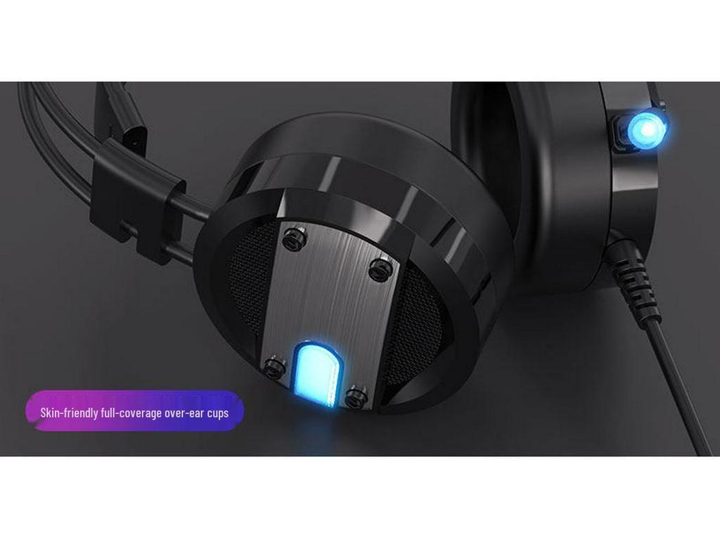 Esports Mechanical-Feel Keyboard, Mouse & Headset Combo for Laptops & Desktops