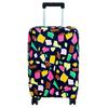 Anti Scratch Dustproof Suitcase Cover Elastic Seersucker Print Luggage Protector (Geometry, M)