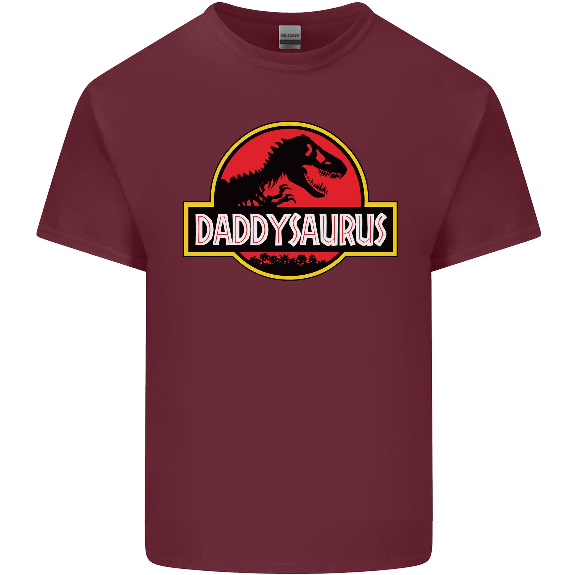 Daddysaurus Funny Fathers Day Daddy Unisexs Light Cotton TShirt S