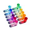 Creative Wooden Building Blocks, Acrylic Crystal Transparent Building Block,Stacking Building Blocks, Early Education Toys,Gifts