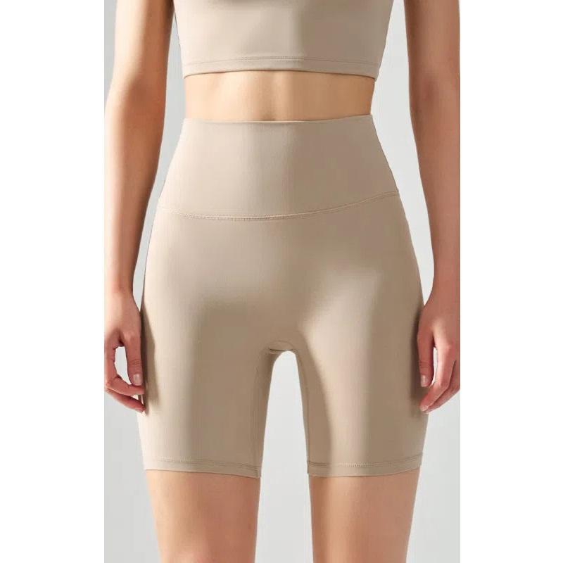 One Size Four-point Yoga Shorts Summer High Waist Seamless Fitness Sports Tight-fitting Cycling Yoga Pants