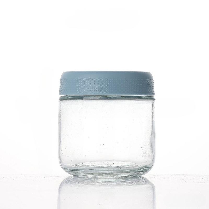 Kitchen Sealed Jar Coffee Bean Storage Bottle Kitchen Food Grain Tea Glass Jar Fresh Storage Jar Oats Grain Storage Jar Bottle