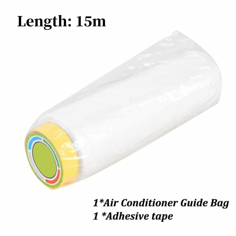 8/10/15/20M Air Conditioner Extended Bag Plastic Flexible Wind Duct Bag Summer Cooling Blowing Pipe Bag Air Flow Guidance