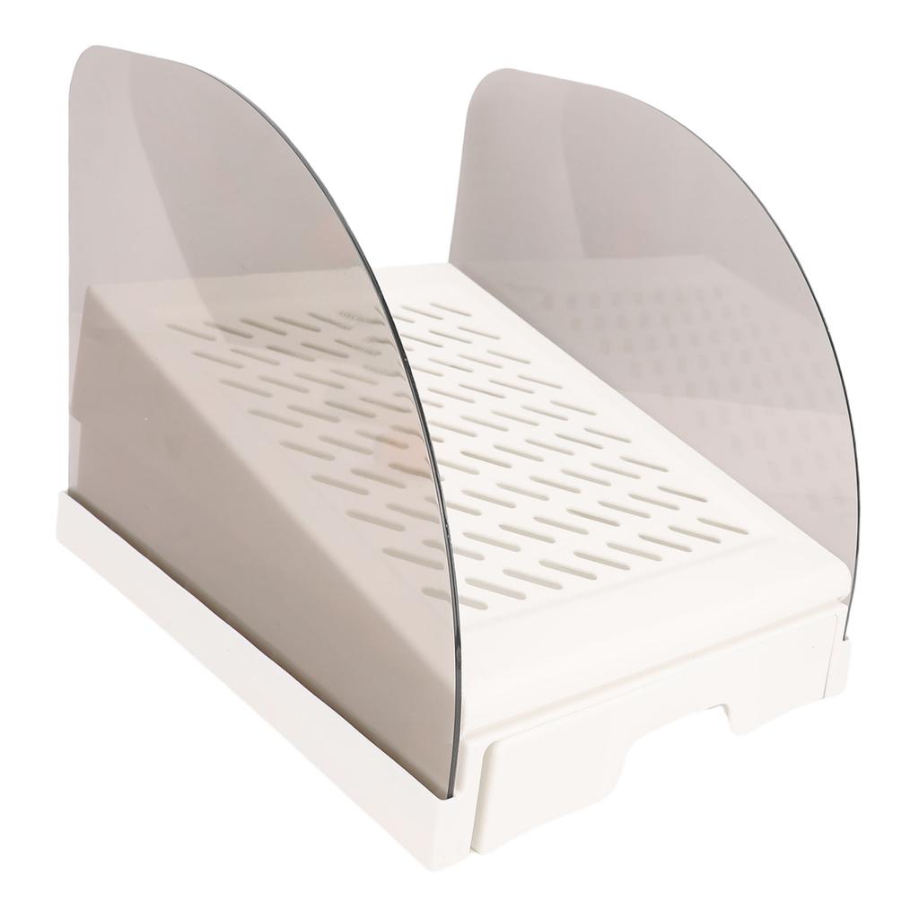 Cat Litter Ramp with Drawer Baffles   Height Elevated Litter Box Step Stool Anti Tracking Easy To Clean