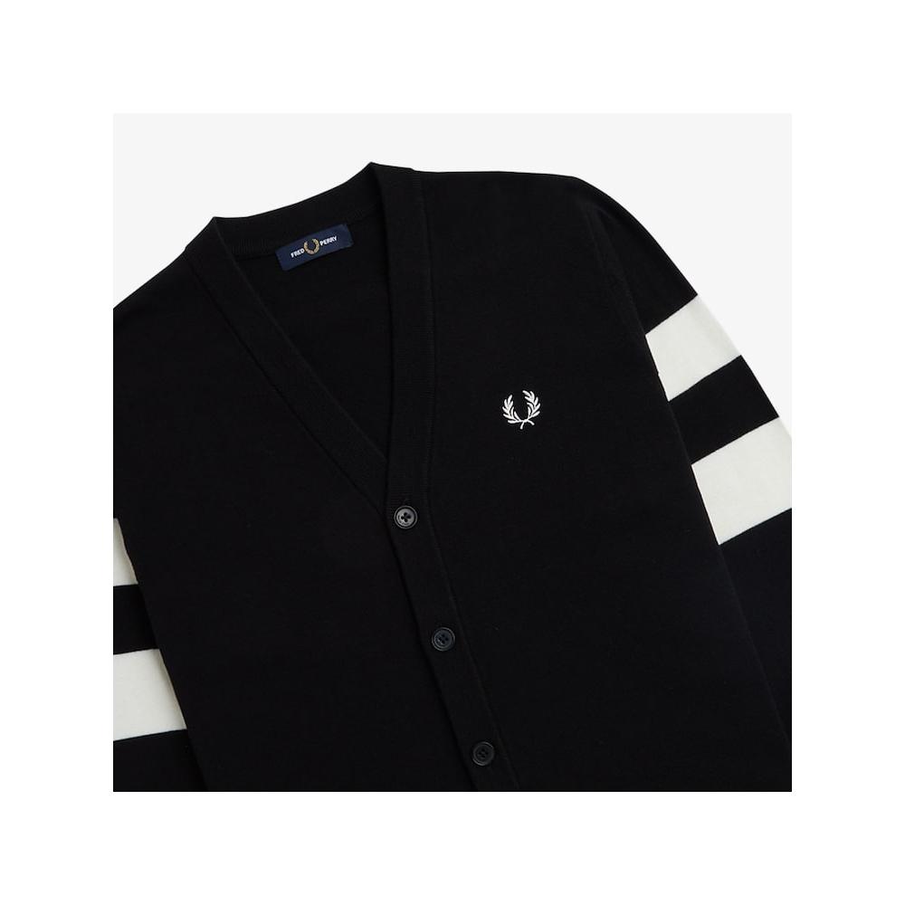 Fred Perry [genuine] Fred Perry [sharp] Tipped Sleeve Cardigan  102  Afpm2335534 102 qzgAfpm2335534 102