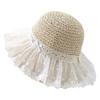 Stylish Crochet Mesh Wide Brims Sun Hat For Women Lightweight Summer Beach Accessory Sun Shielding for Holiday Vacation