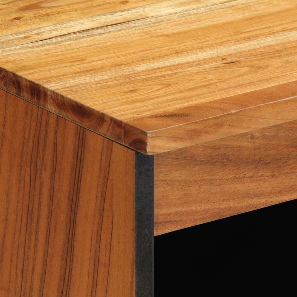 Sideboard with Shelf Brown 60 x 33.5 x 75 cm Solid Mango Wood