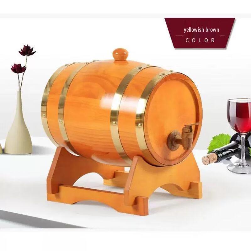 Anmu 5L Wooden Wine Barrel