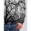Baum 3D gedruckt Herren Hoodie Casual Muster Trendy Sportswear Herbst Winter Tasche Pullover Lange Ärmel
