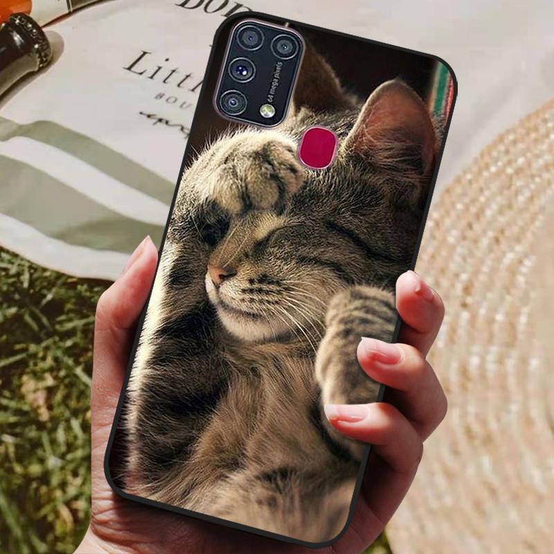 For Samsung M31 Case Phone Cover Silicone Soft TPU Back Cover for Samsung Galaxy M31 M 31 case SM-M315FZBVSER m315 Fundas Bumper