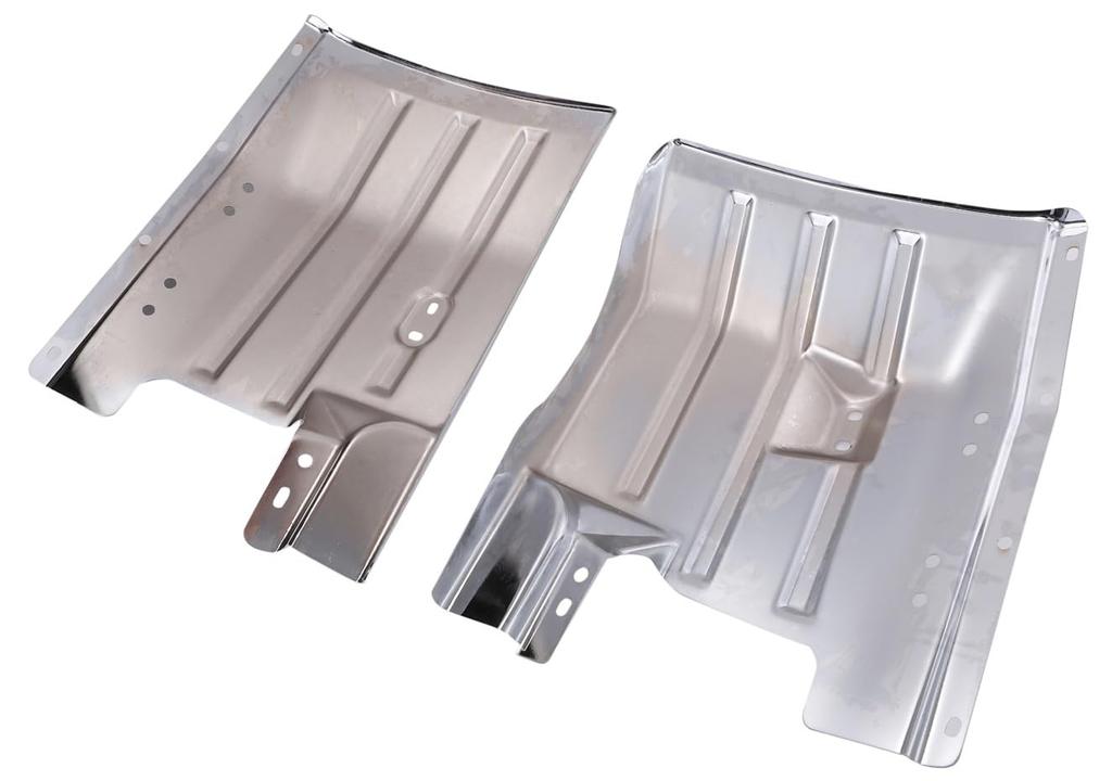 Isuzu NEW Elf Chrome Left and Right ABS Mud Fender Ultra Low Elf Aftermarket Custom Parts Mudguards, Set, Plastic, Flaps, Garnish, PM, Standard/Wide,