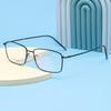 Autumn 8506 Pure Titanium Retro Glasses - Unisex Artistic High-End Frames with Fashionable Simple Plano Lenses